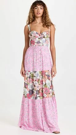 Best Pirce 🤩 Agua Bendita Alani Java 👗 Dress Pink 🛒