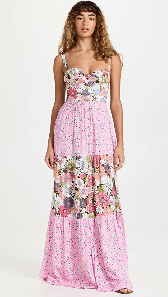 Best Pirce ๐คฉ Agua Bendita Alani Java ๐ Dress Pink ๐