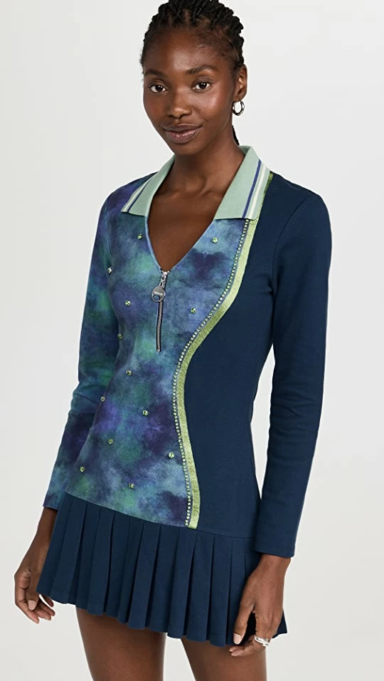 Flash Sale ๐ Ahluwalia Shakti Pleated ๐ Dress Midnight/Blue ๐