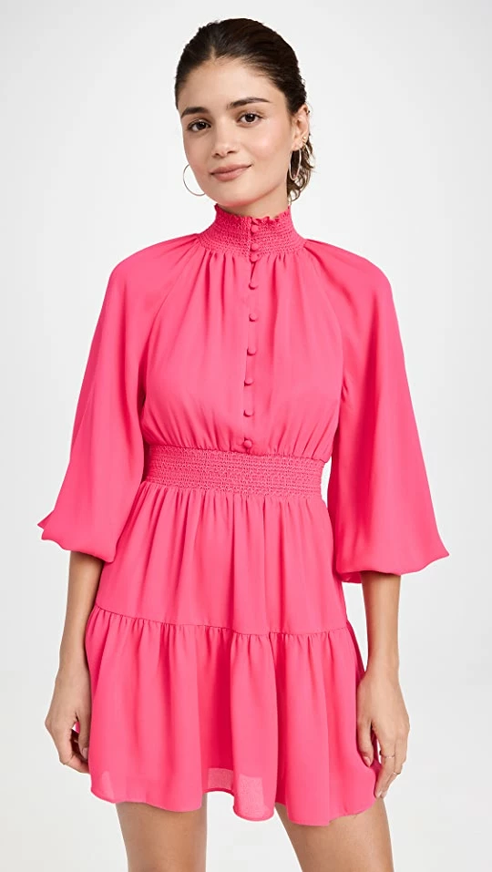 Discount โ๏ธ Alice + Olivia Lavinia Mini ๐ Dress Wild Pink ๐