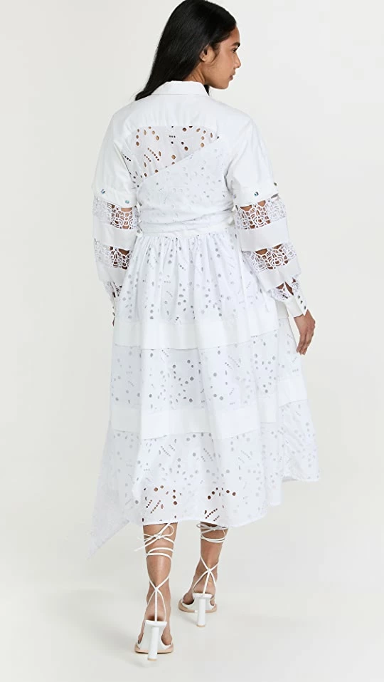 Cheap ⭐ ANYANGO MPINGA Rosa Midi 👗 Dress White 🎉 - Image 2
