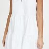 Deals 👍 Amanda Uprichard Sleeveless Saffron 👗 Dress White 🛒