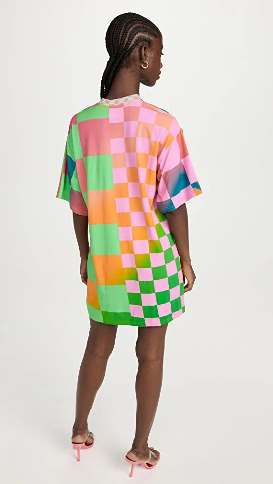 Deals โ๏ธ BruceGlen Psych Check Graphic T-Shirt ๐ Dress ๐งจ - Image 2