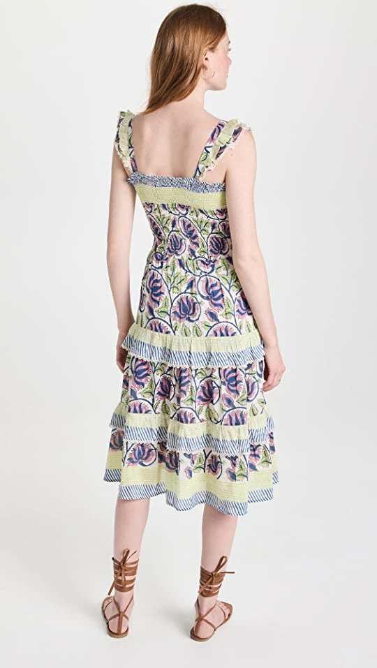 Best Pirce โจ Bell Christine Midi ๐ Dress Green Multi ๐ - Image 2