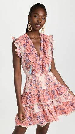 Wholesale 🛒 Bell Rainey Mini 👗 Dress Orange Motif 👍