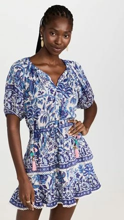 Flash Sale 🤩 Bell Roxy Mini 👗 Dress Blue Floral 🥰
