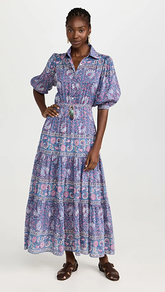 Best Sale ๐ Bell Blair Maxi ๐ Dress Purple Floral ๐