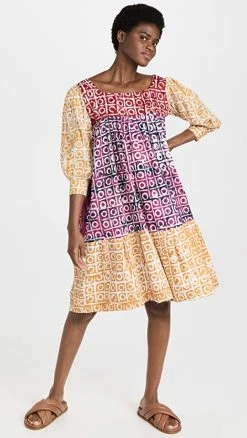 Outlet 🔥 Busayo Itunu 👗 Dress Yellow, Pink, And Red 🔥