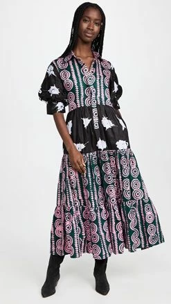 Best Sale 🥰 Busayo Olola 👗 Dress Multi Colored 😍