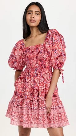 Wholesale ⭐ Cara Cara Lenny 👗 Dress Paisley Border Spice 🎉