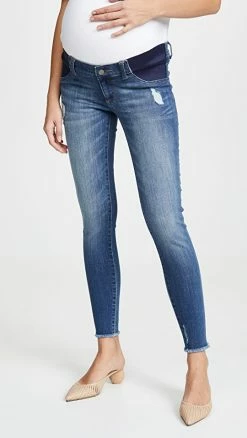 Budget 👏 DL1961 Emma Power Legging Skinny Maternity 👖 Jeans Strobe 🔥