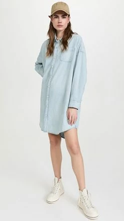 Best Sale 🔥 Denimist Button Down 👚 Shirt 👗 Dress Somerset ✔️