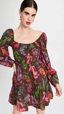 Best reviews of 🔔 FARM Rio Wild Leopards Black Midi 👗 Dress ❤️