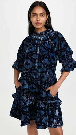 Best Pirce 🎉 Figue Halima 👗 Dress Tiger Eye Ikat 😀