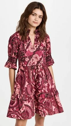 Cheap 👍 Figue Halima 👗 Dress Fall Paisley Berry 🔥