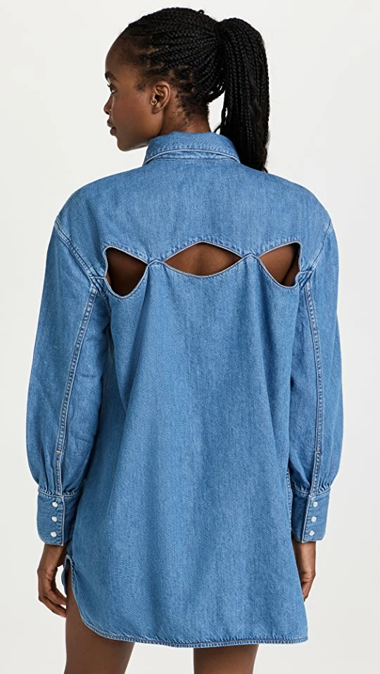 New 🎁 GANNI Light Denim Mid Blue Vintage 🎁 - Image 2