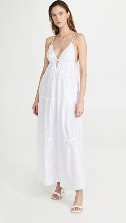 Cheapest 😉 Jonathan Simkhai April Cotton 👗 Dress White 🔔