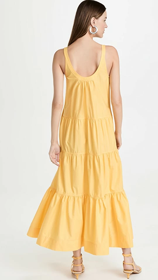 Brand new 🔥 Jonathan Simkhai STANDARD Olinda Tank Maxi 👗 Dress Daffodil ❤️ - Image 2