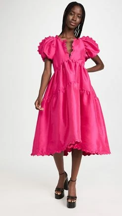 Hot Sale ⭐ Kika Vargas Leana 👗 Dress Fuschia 😍