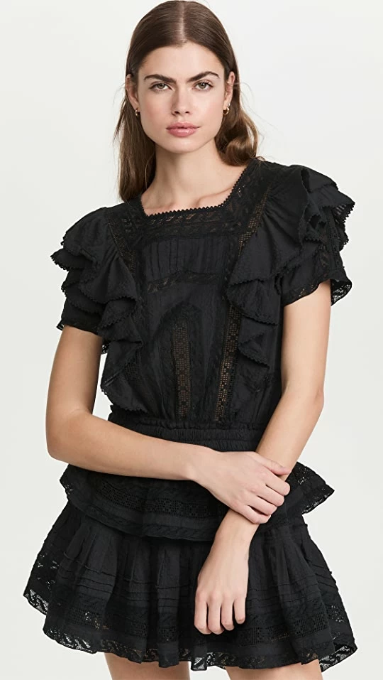 Top 10 ๐ฅฐ LoveShackFancy Stella ๐ Dress Black ๐ฏ