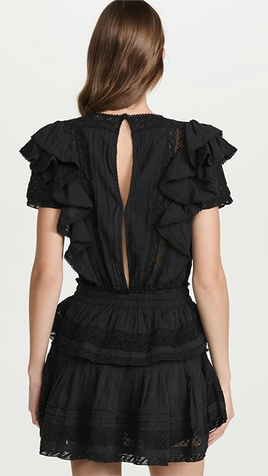 Top 10 ๐ฅฐ LoveShackFancy Stella ๐ Dress Black ๐ฏ - Image 2