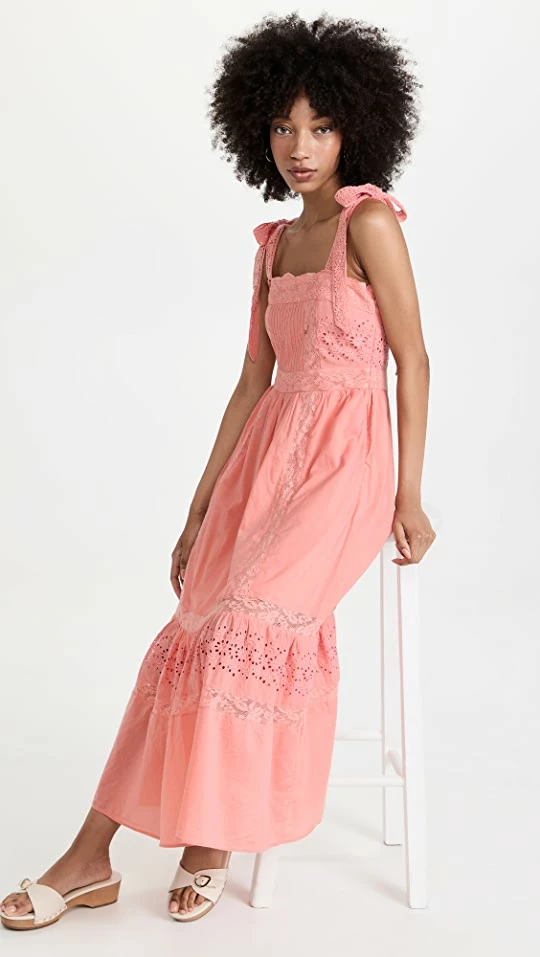 Flash Sale ๐งจ LoveShackFancy Ayala ๐ Dress Peach Blossom โญ