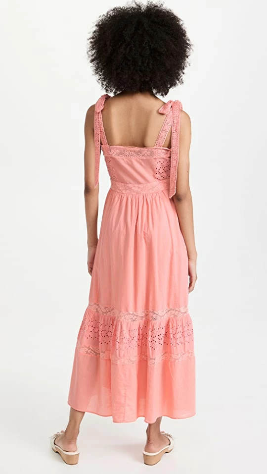 Flash Sale ๐งจ LoveShackFancy Ayala ๐ Dress Peach Blossom โญ - Image 2