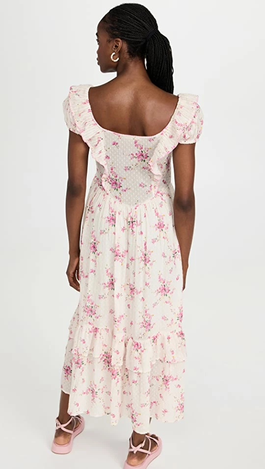 Outlet ๐งจ LoveShackFancy Exley ๐ Dress Magenta Light ๐ฏ - Image 2