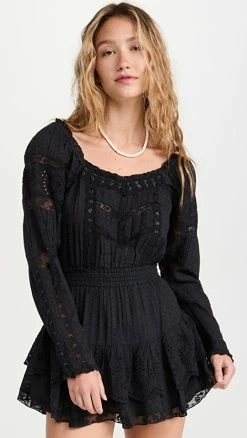Best deal 🔥 LoveShackFancy Sanaya 👗 Dress Black ✔️