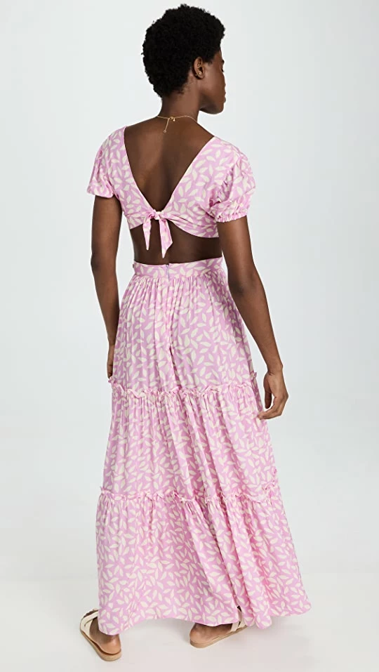 Best Pirce ๐ Palmacea Printed Hoop ๐ Dress Lavanda 1 ๐ - Image 2