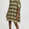 Deals 🧨 R13 Plaid Oversized Boxy 👕 Shirtdress Green Plaid 🎉