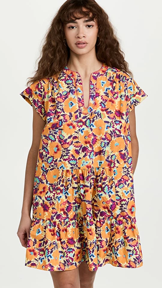 Best Pirce ๐ Saloni Ashley B ๐ Dress Mango Sunflower โ