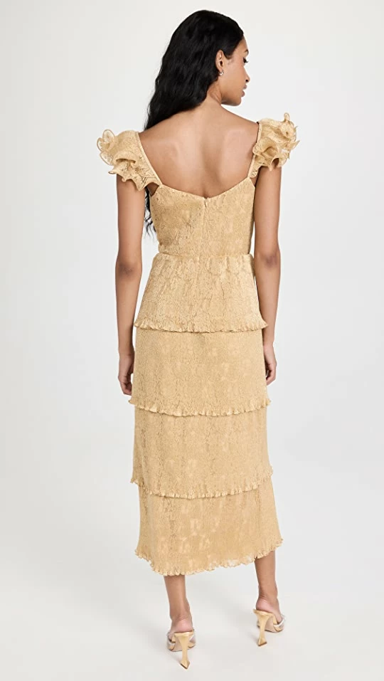 Discount ๐ Saylor Soma ๐ Dress Gold ๐ฅ - Image 2