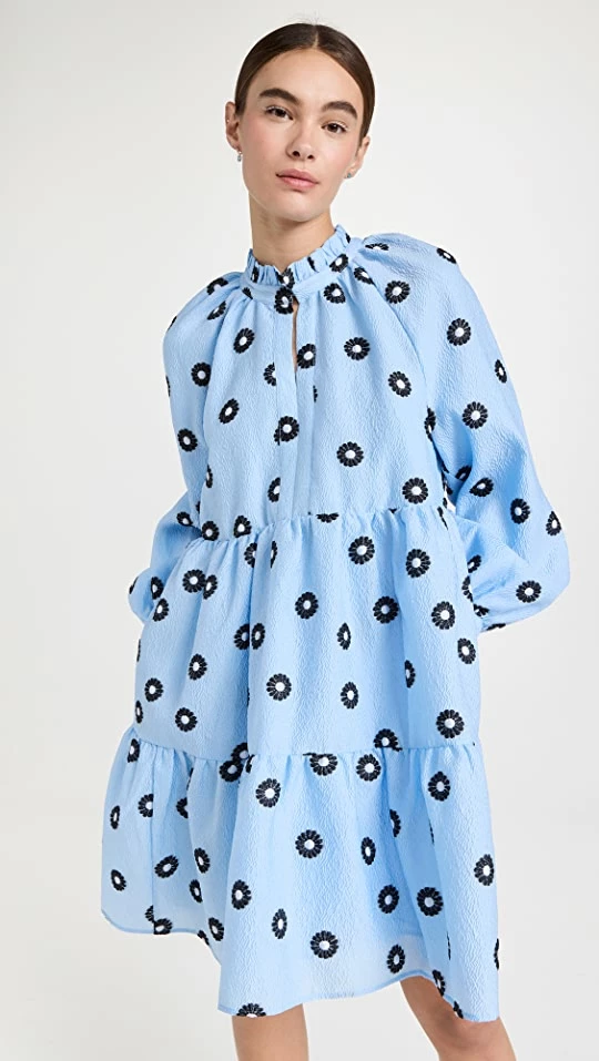 Cheap ๐งจ Stine Goya Jasmine ๐ Dress Mini Daisy Blue ๐