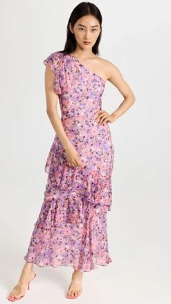 Cheap 🎁 Shoshanna Priya 👗 Dress Hibiscus Multi 🛒