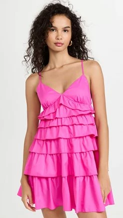 Cheap 🛒 STAUD Mini Rylie 👗 Dress Bougainvillea 😍