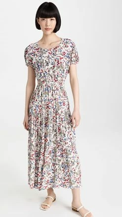 Best deal ✨ Sokie Collective The Peek-a-Boo 👗 Dress White Floral 🧨