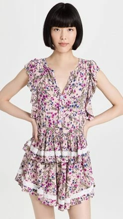 Top 10 ✨ Sokie Collective The Mini Flicker 👗 Dress Light Pink Floral 👍