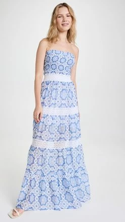 Best Pirce 😀 Temptation Positano Amalfi 👗 Dress Loto Blue ⭐