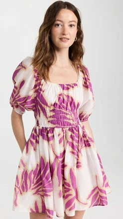 New 👍 Tanya Taylor Ohara 👗 Dress Boysenberry Multi 🎉