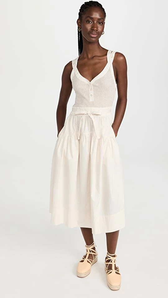 Outlet ๐ Ulla Johnson Lilith ๐ Dress Oatmeal โค๏ธ