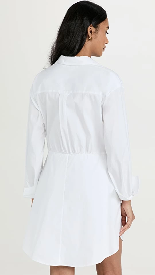 Cheapest ๐ฅ Veronica Beard ROANOKE ๐ SHIRTDRESS White ๐ - Image 2