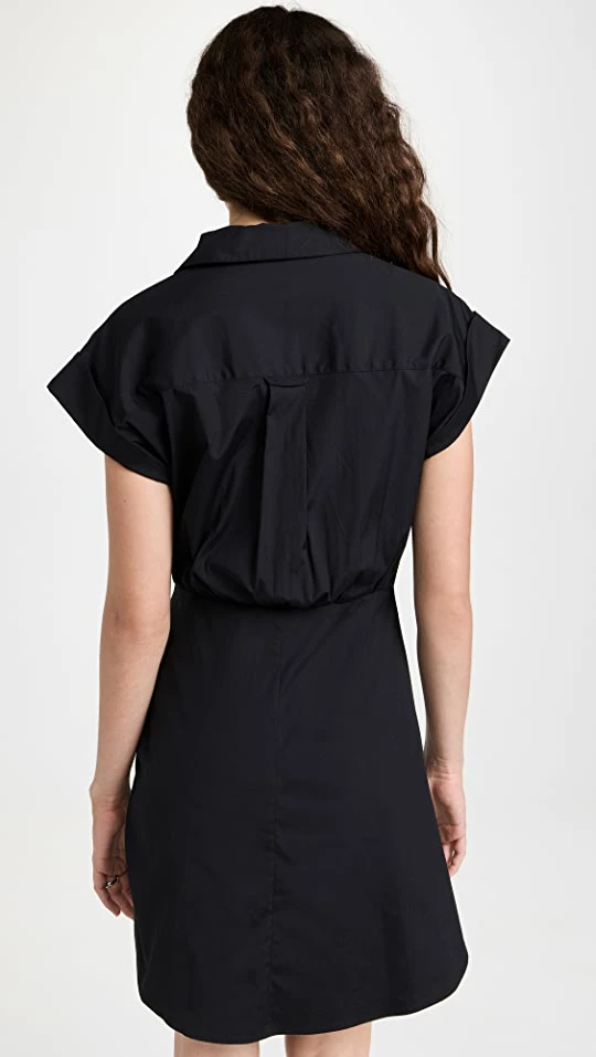 Cheapest ๐ Veronica Beard Aimee ๐ Shirtdress Black ๐ - Image 2