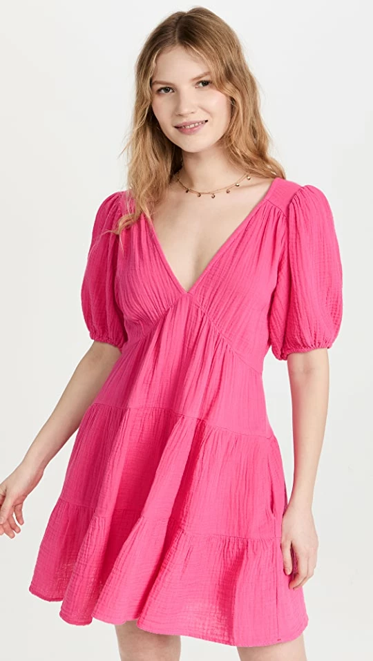 Coupon ๐ XIRENA Nissa ๐ Dress Hot Pink โญ