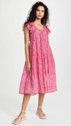 Buy 🥰 XIRENA Larken 👗 Dress Pink Flora 🔔