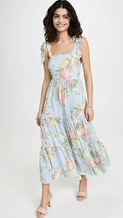 Best Pirce 🧨 Yumi Kim Tinsley 👗 Dress Heart's Delight Blue 😀