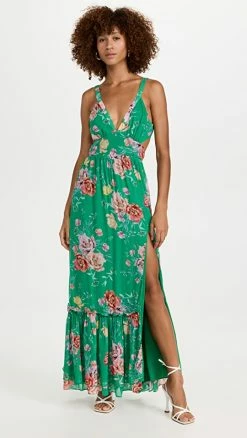 Brand new 🎉 Yumi Kim Tracey 👗 Dress Wonderful World Green 🧨