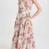 Cheap 😉 Zimmermann Pattie Tie Shoulder 👗 Dress Cream Floral 🎁